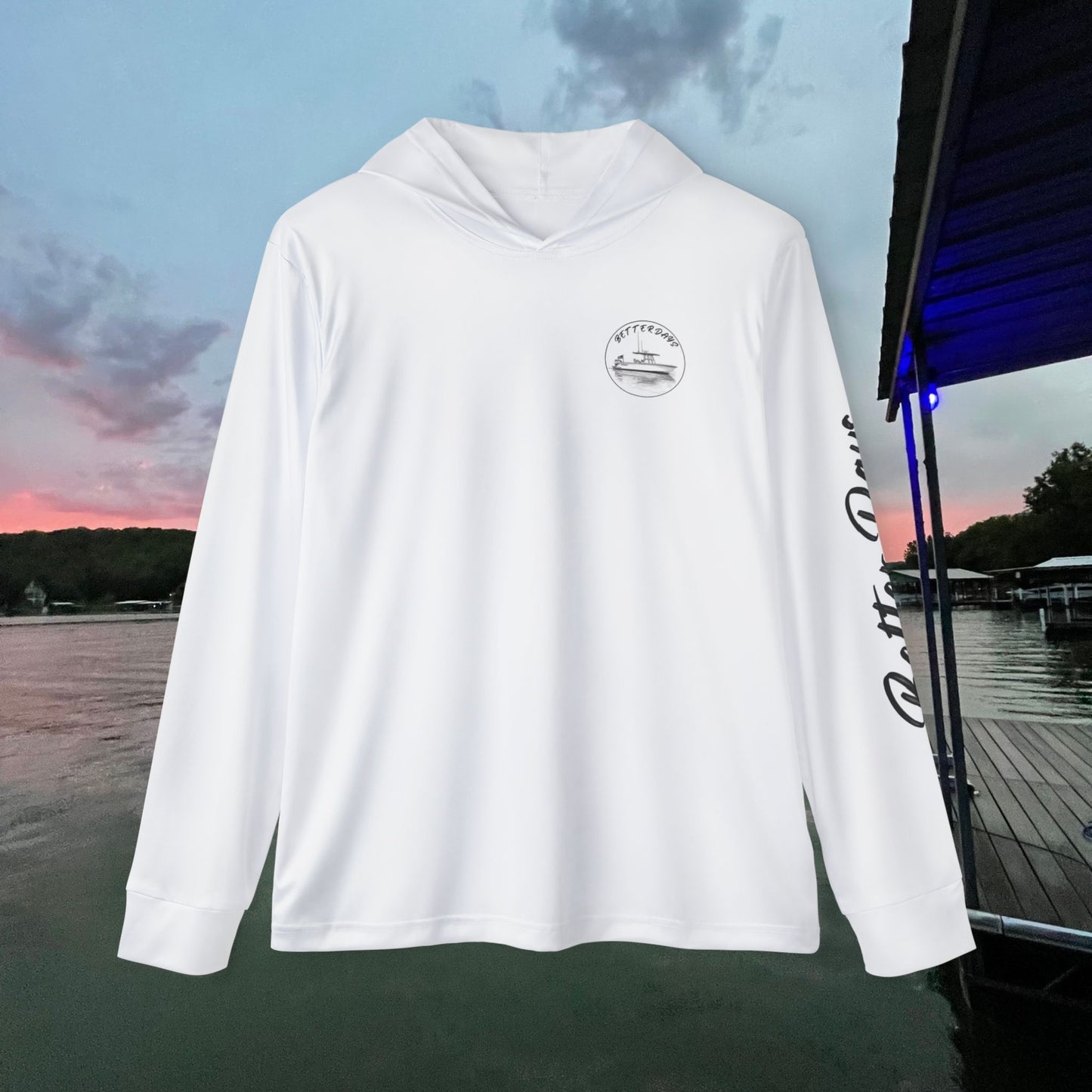 Men's Performance Hoodie - Better Days X Lake of the Ozarks