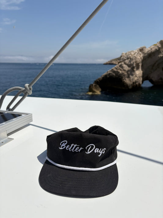 Golf Rope Cap - Black Edition